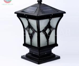 Đèn trụ cổng hình quạt lớn