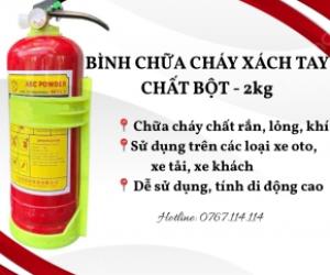 Bình cứu hỏa ,bình chữa cháy dạng bột ABC 2kg – MFZL2