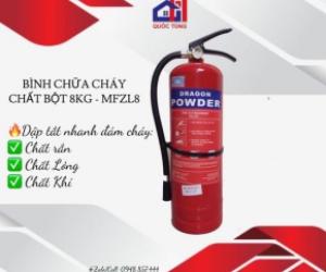 BÌNH CHỮA CHÁY BỘT ABC 8KG MFZL8 CẦM TAY (có kiểm đinh)