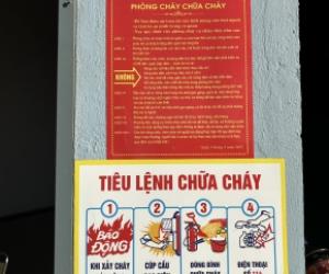 BỘ NỘI QUY TIÊU LỆNH PHÒNG CHÁY CHỮA CHÁY