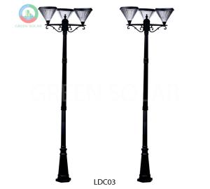 Đèn trụ công viên 3 ngọn